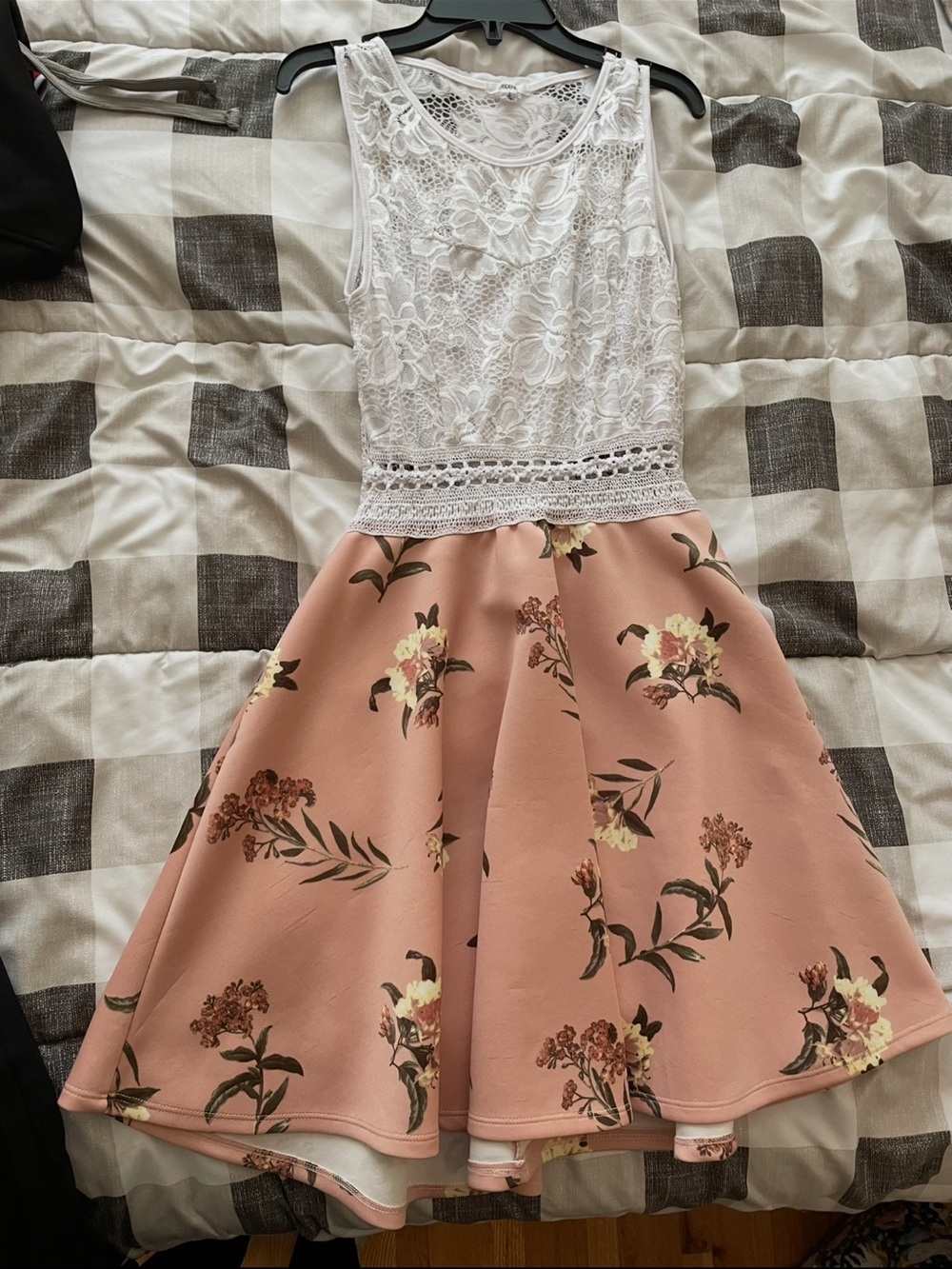Ardene White Lace Overlay Dress